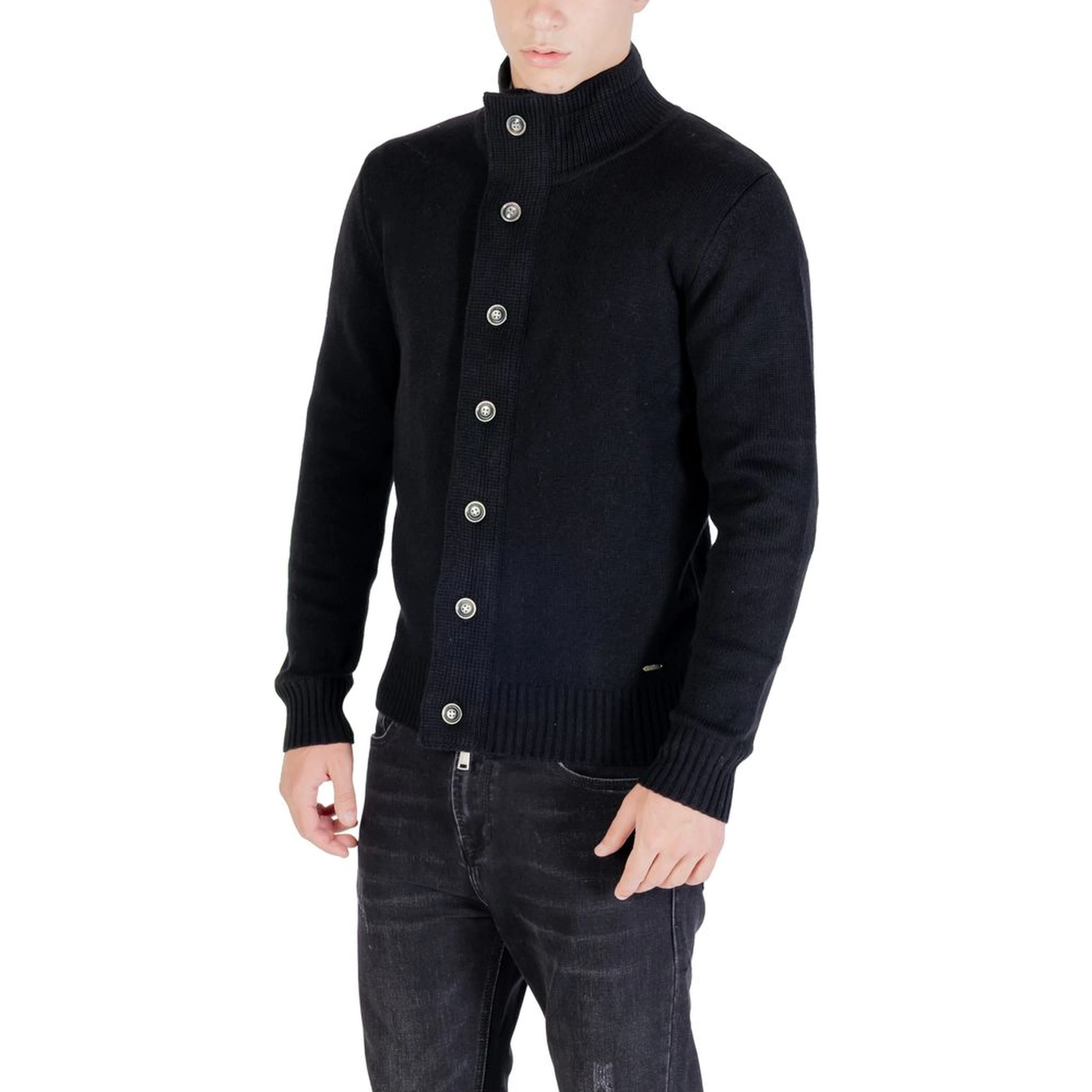 Black Marabou Sweatshirt