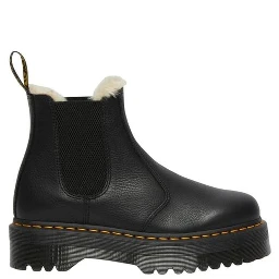 حذاء تشيلسي أسود من الجلد