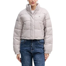 Purple Polyamide Jackets And Coat