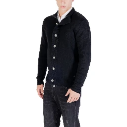 Black Marabou Sweatshirt