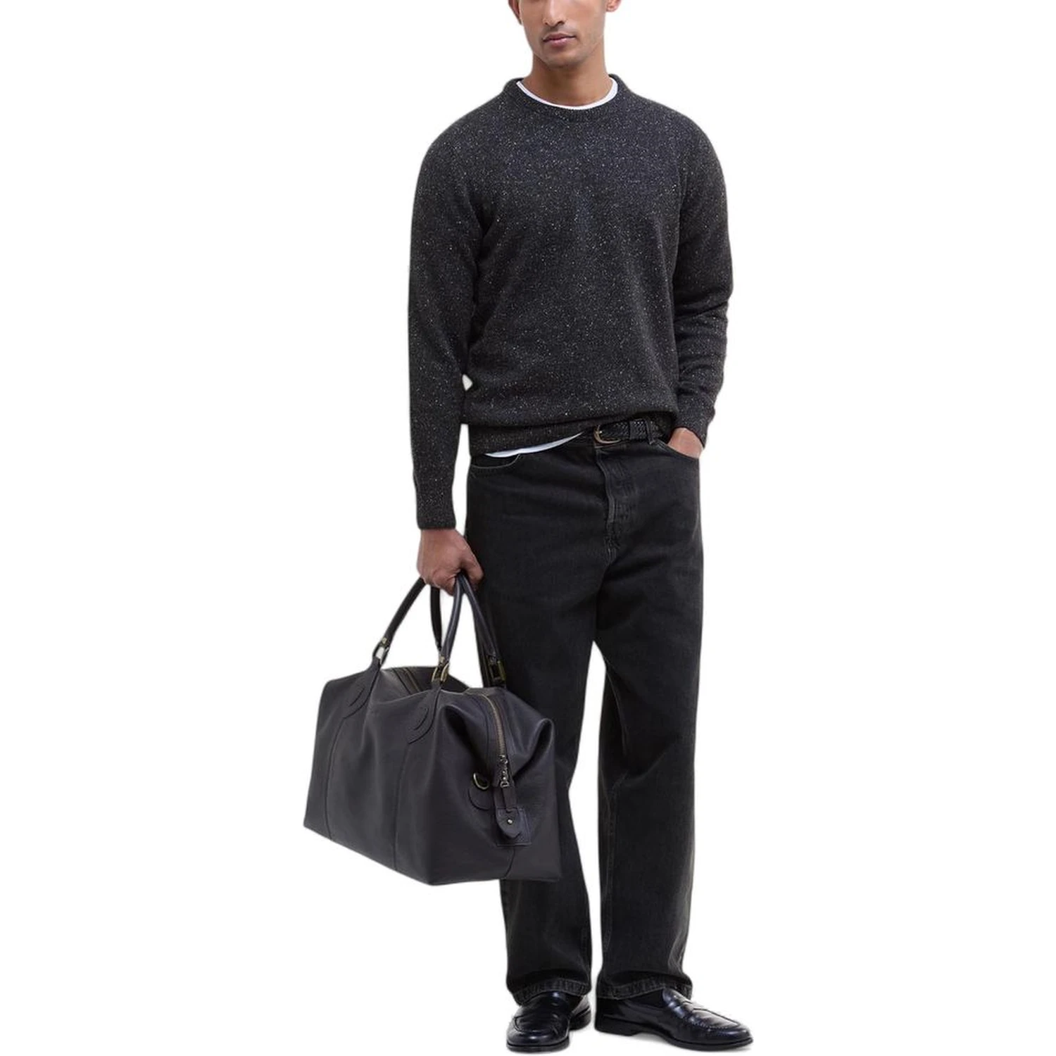 Black Wool Sweatshirt