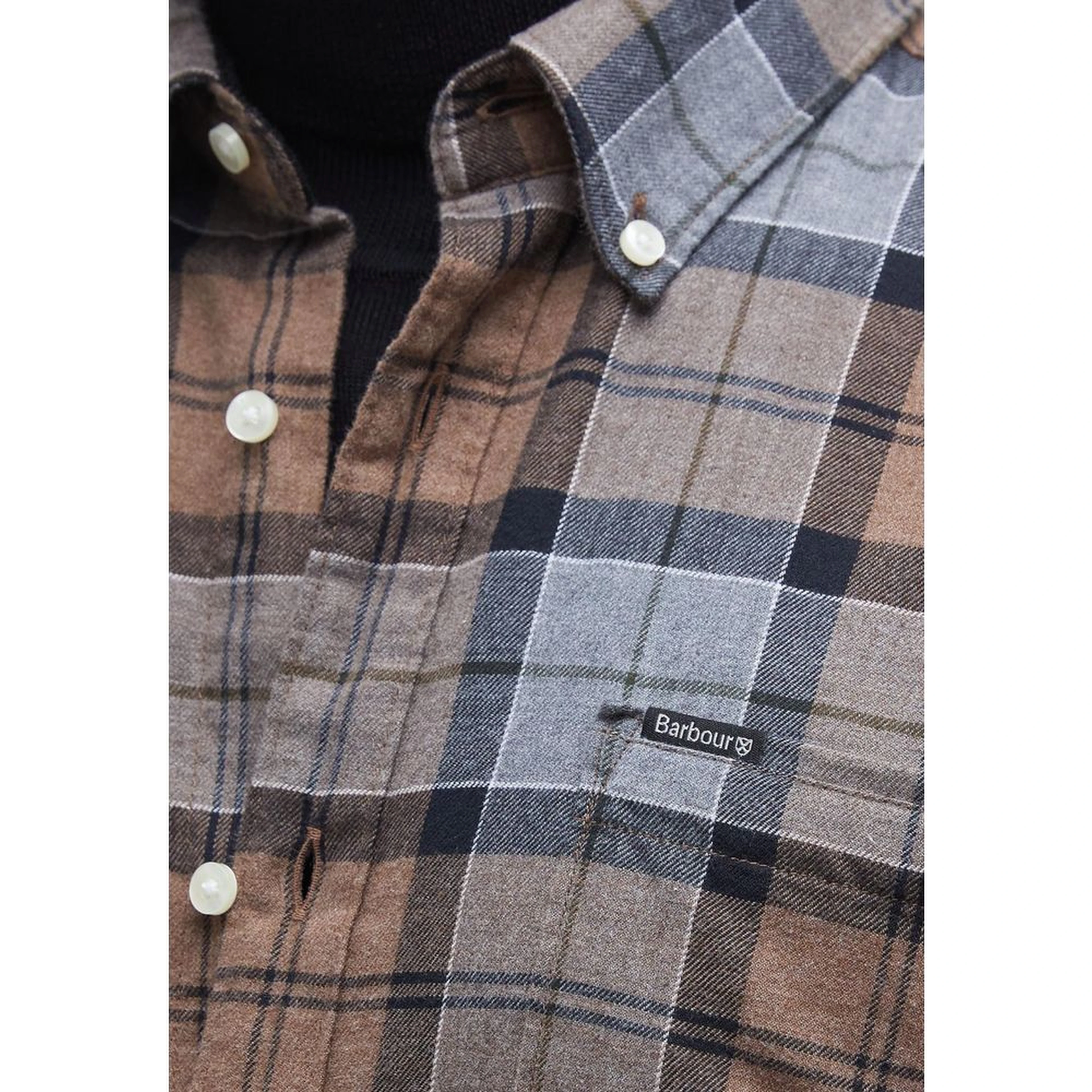 Beige Cotton Pattern Shirt