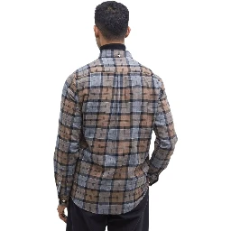 Beige Cotton Pattern Shirt