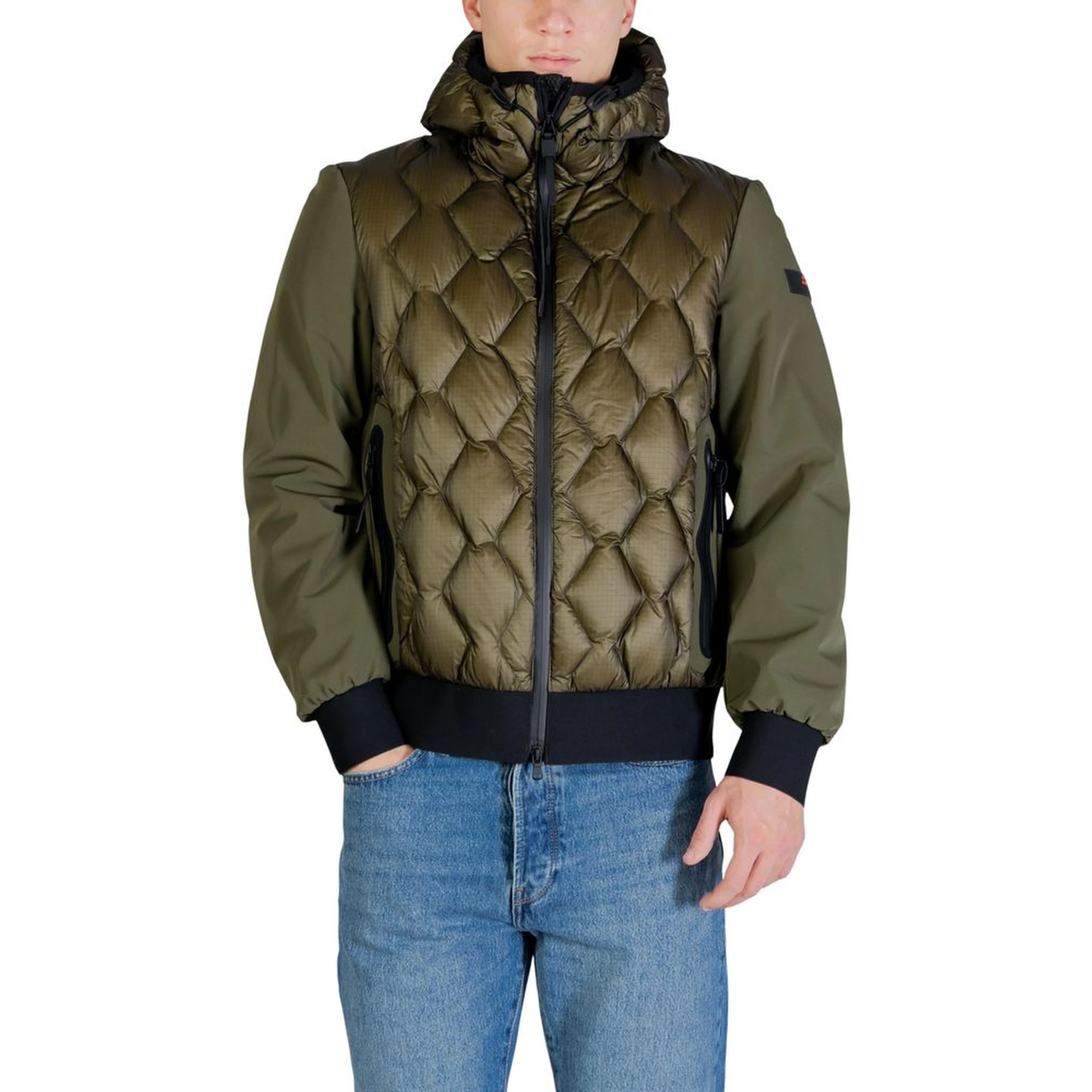 Bicolor Polyamide Coat