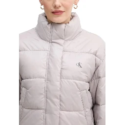 Purple Polyamide Jackets And Coat