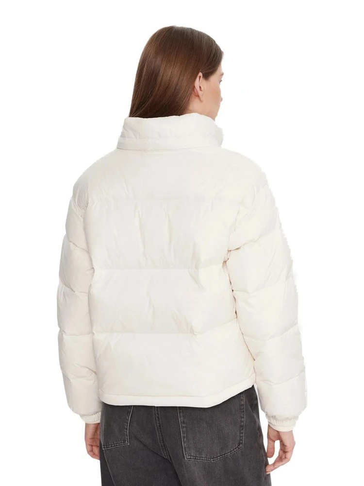 Cream Polyamide Coat alternative