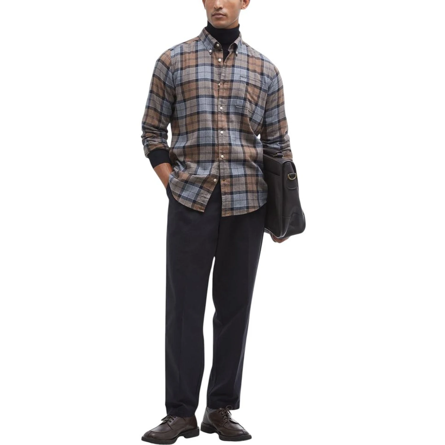 Beige Cotton Pattern Shirt