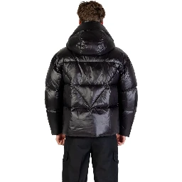Black Polyamide Jackets And Coat