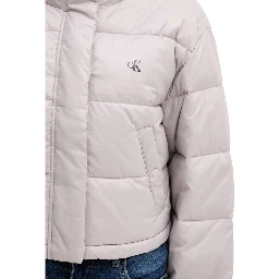 Purple Polyamide Jackets And Coat