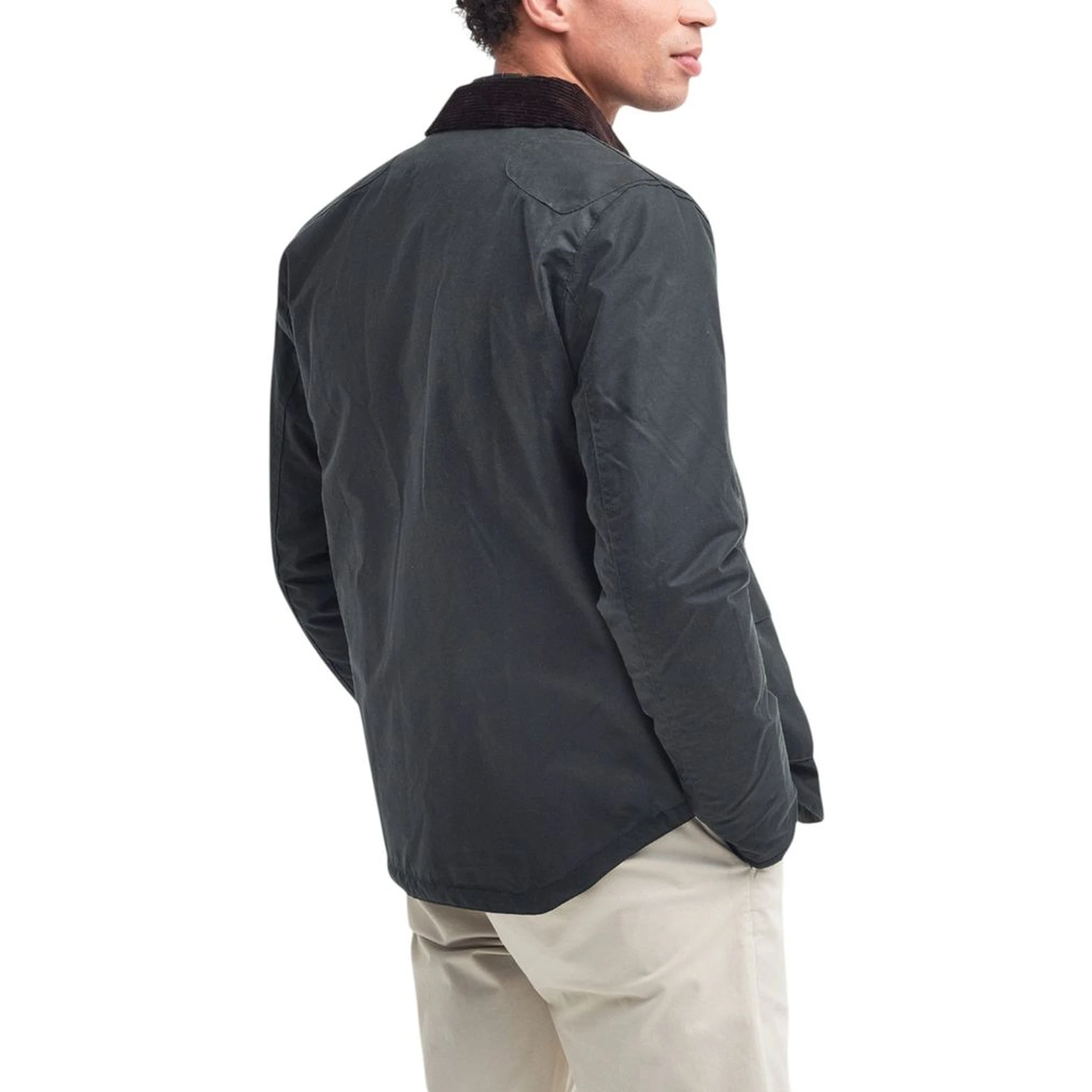 Gray Cotton Shell Jacket