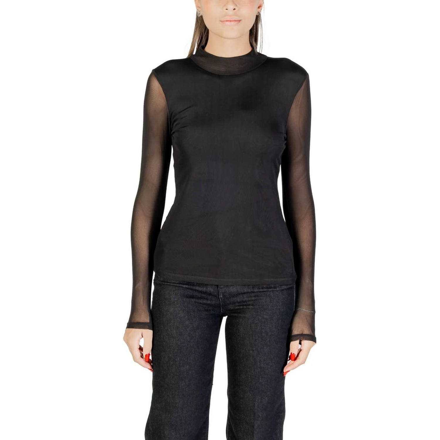 Black Recycled Polyester Shirt