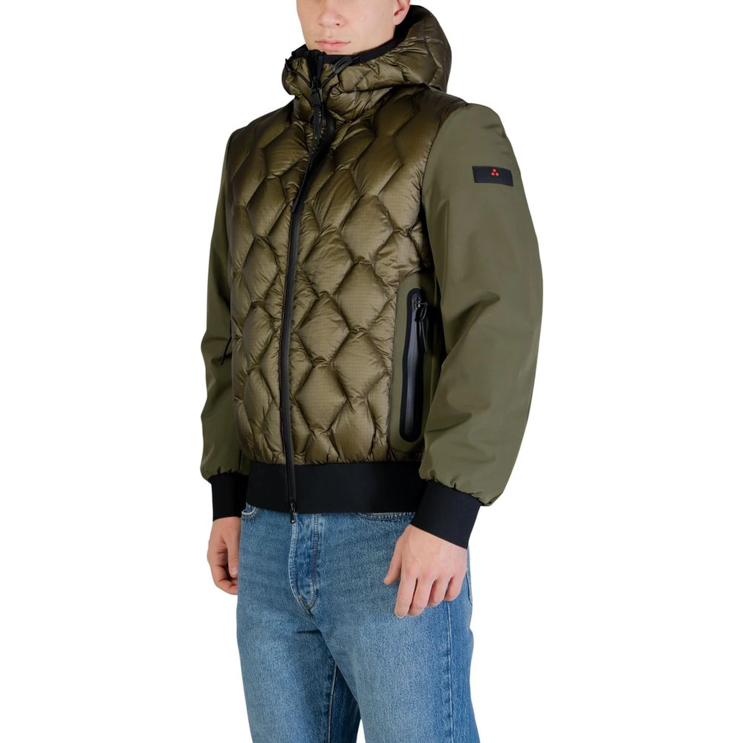 Bicolor Polyamide Coat