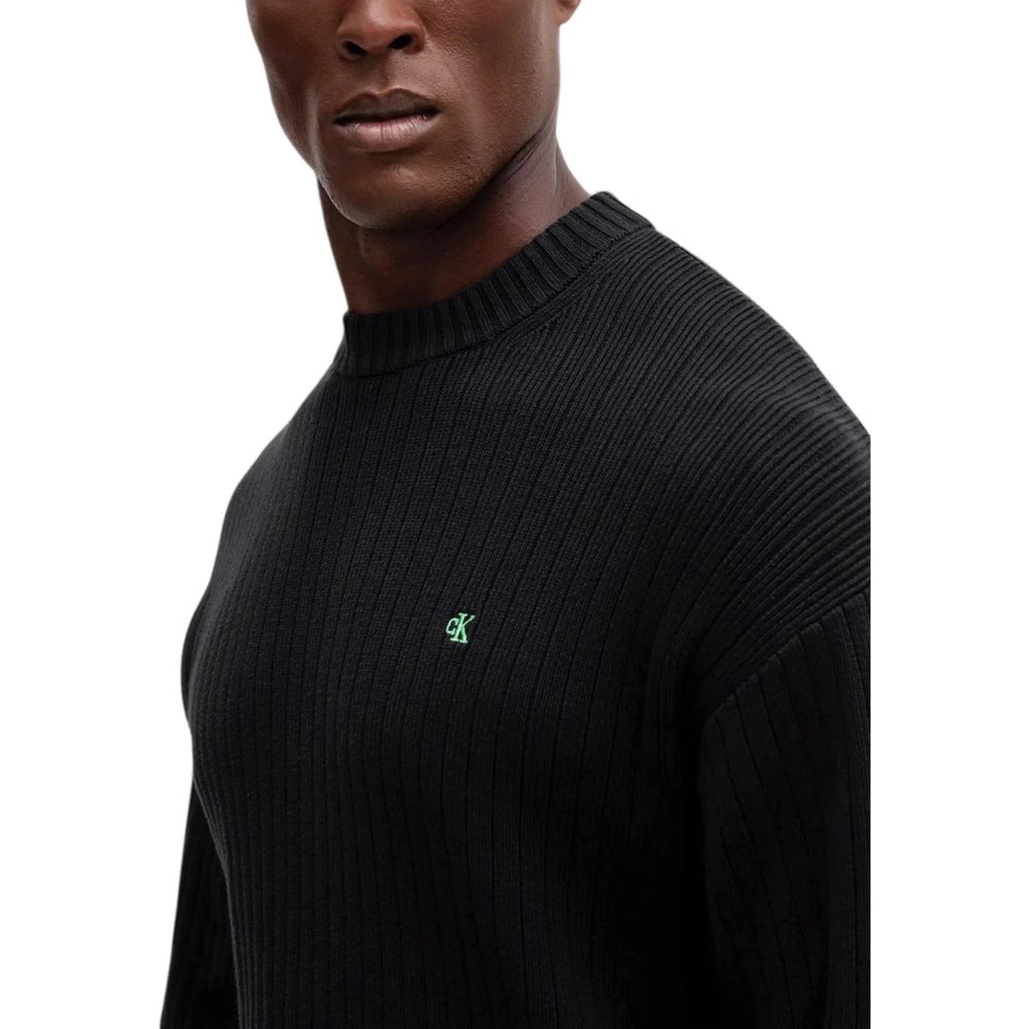 Black Cotton Sweatshirt