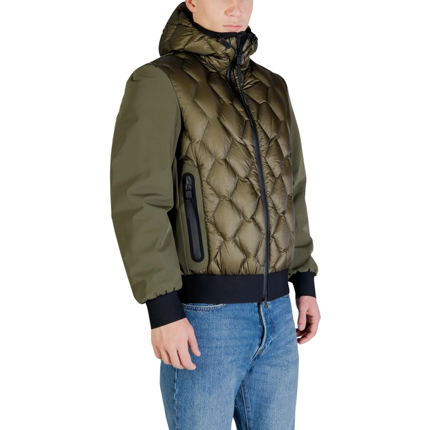 Bicolor Polyamide Coat