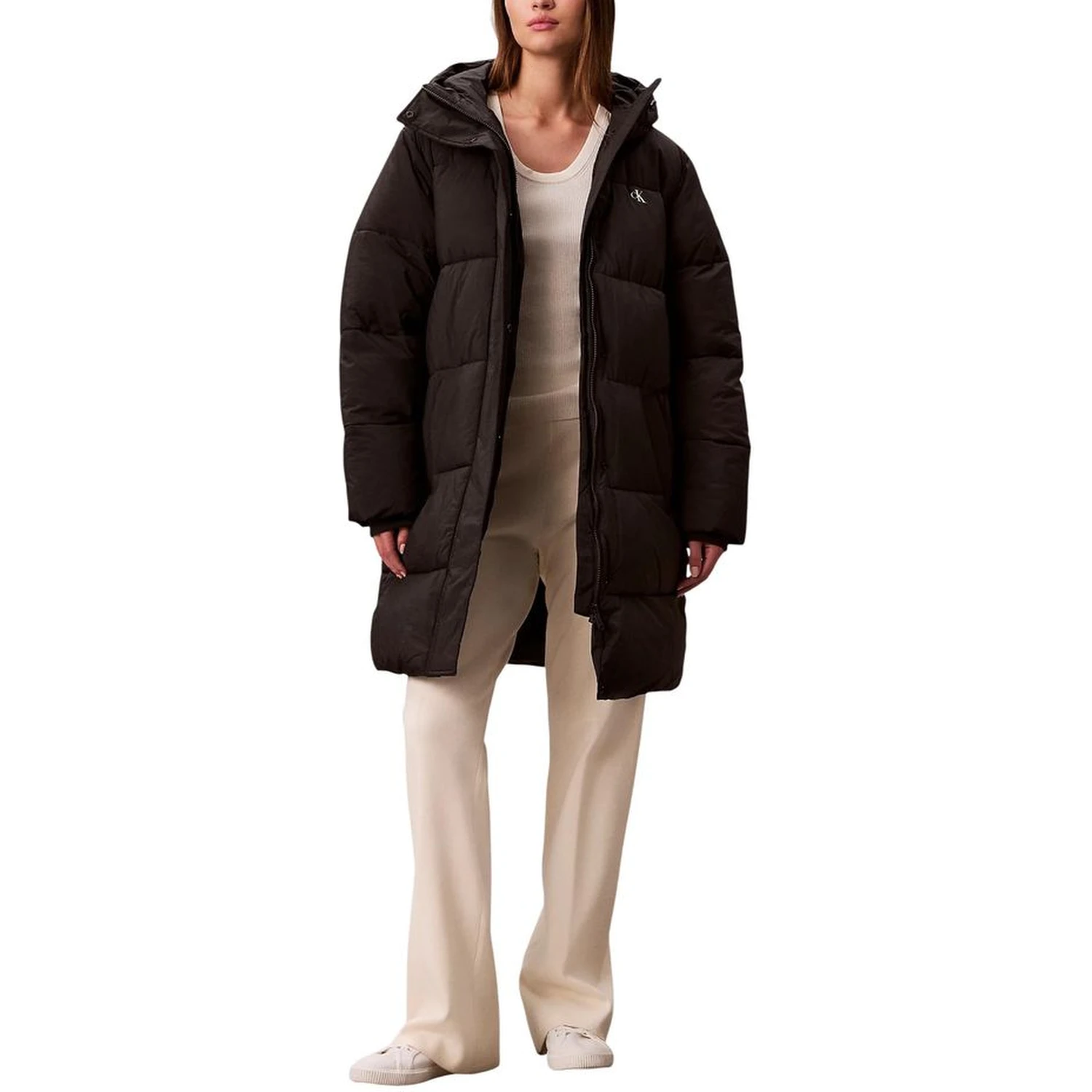 Black Polyamide Coat