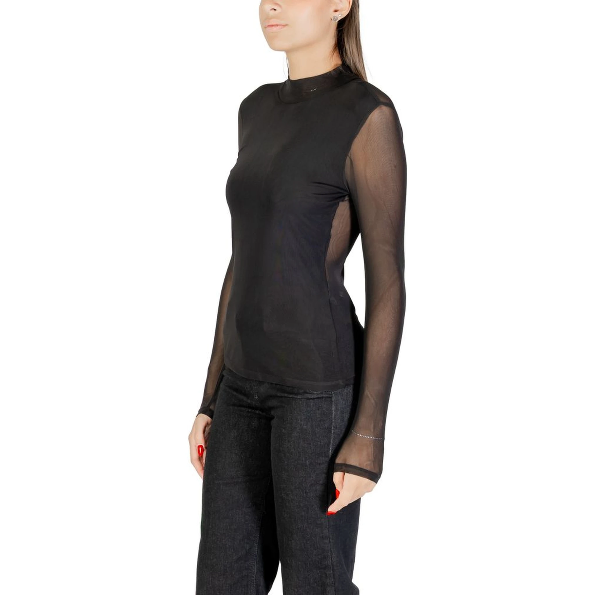 Black Recycled Polyester Shirt