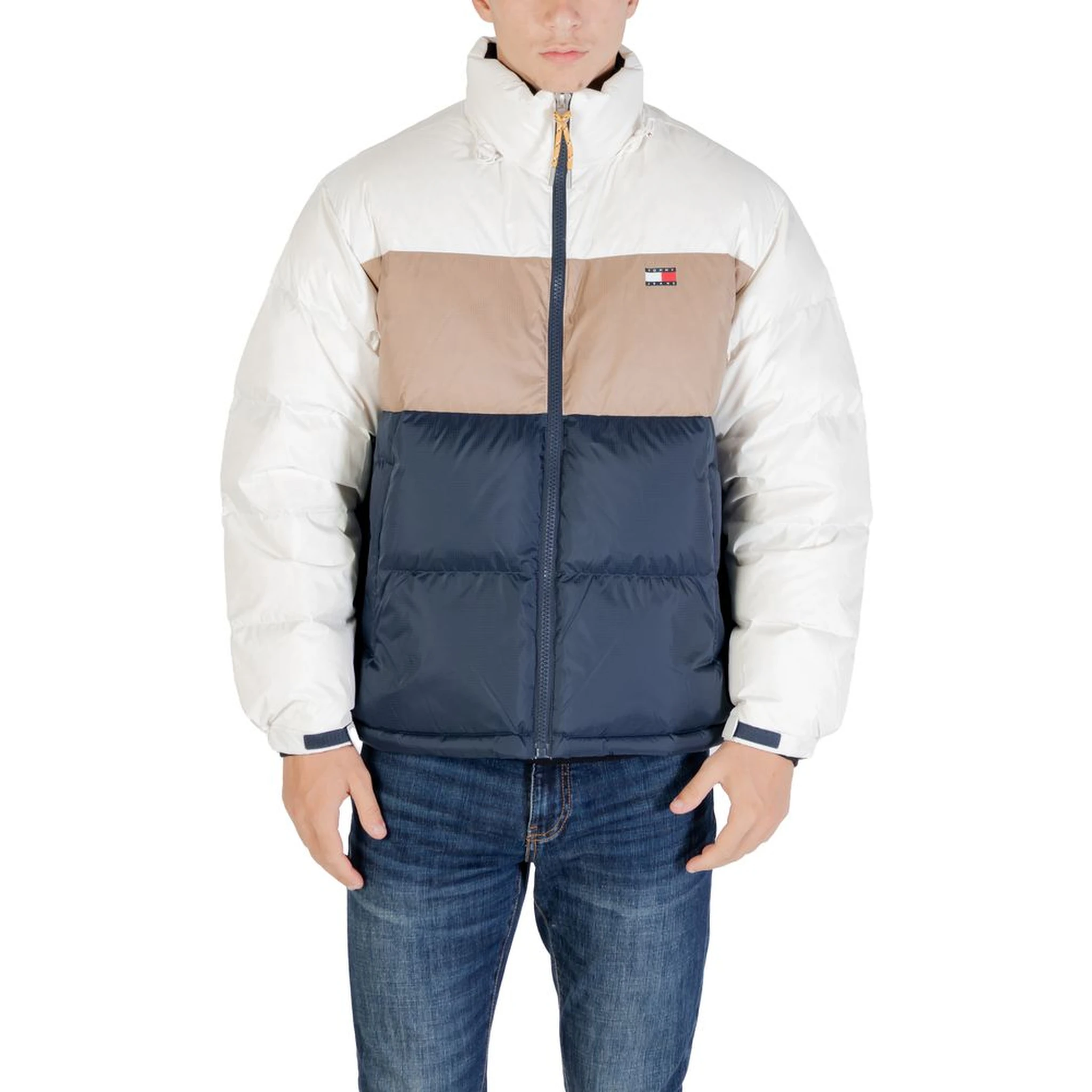 Cream Recycled Polyester Bomber