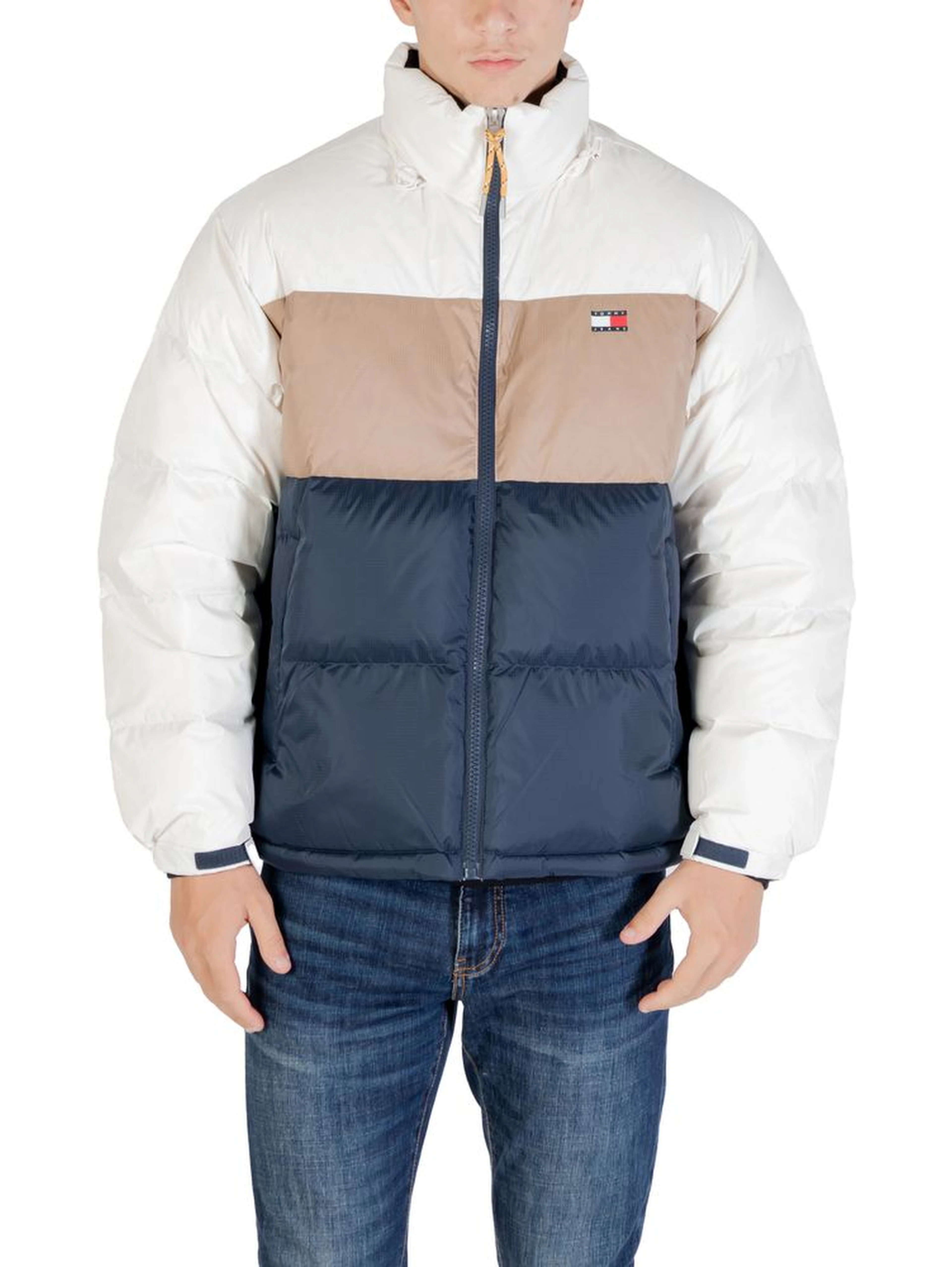 Cream Recycled Polyester Bomber