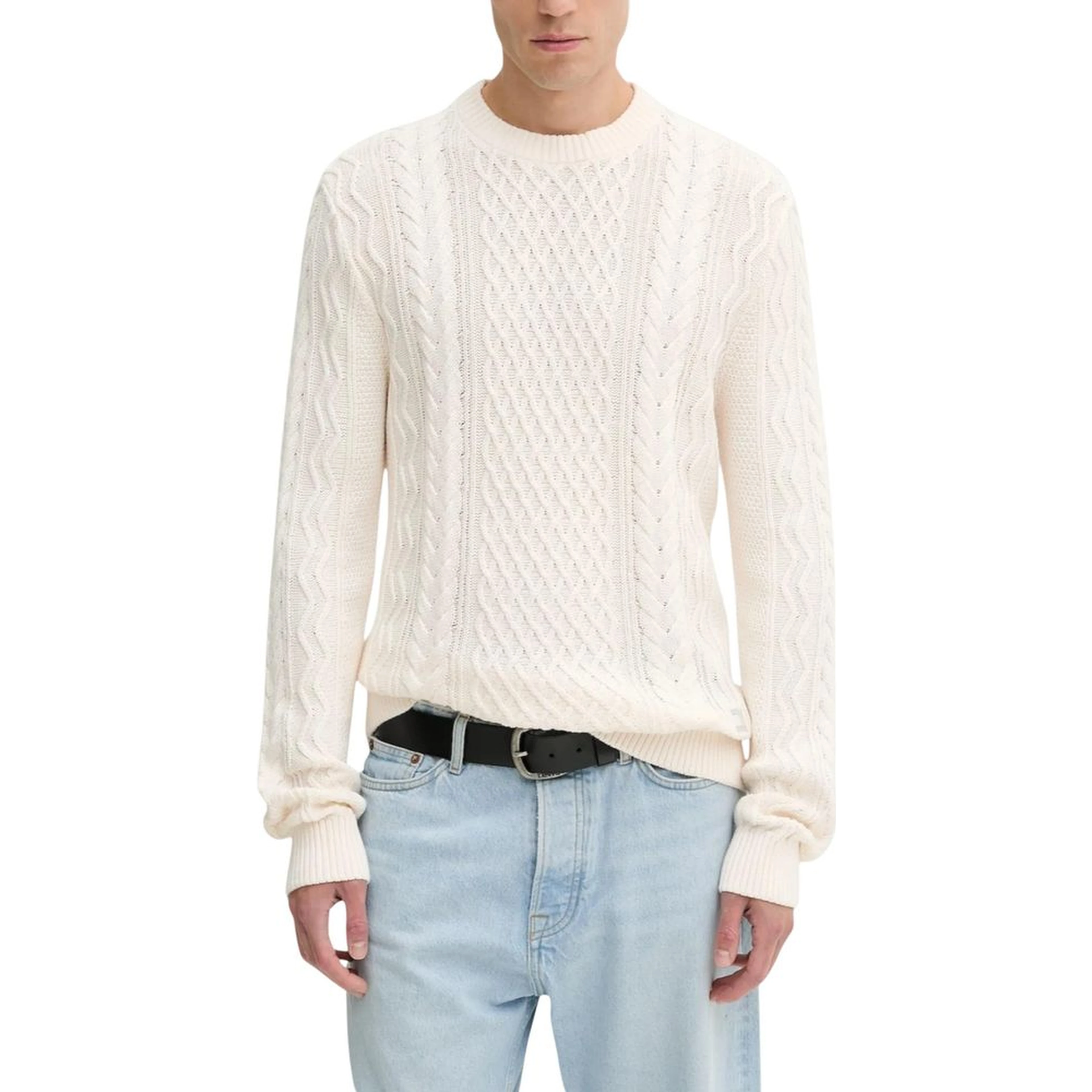 Cream Recycled Cotton Sweatshirt