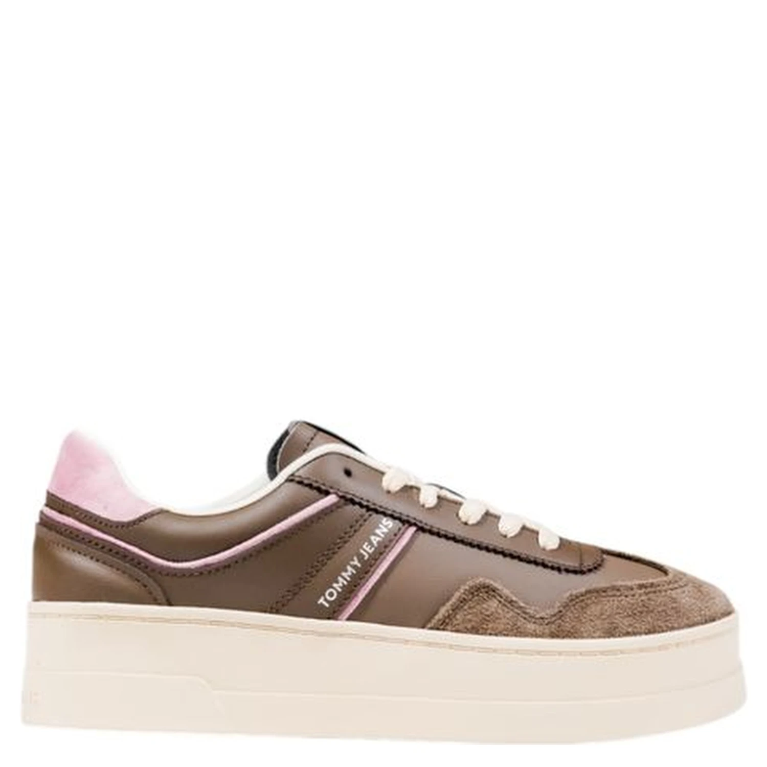 Brown Artificial Leather Sneakers