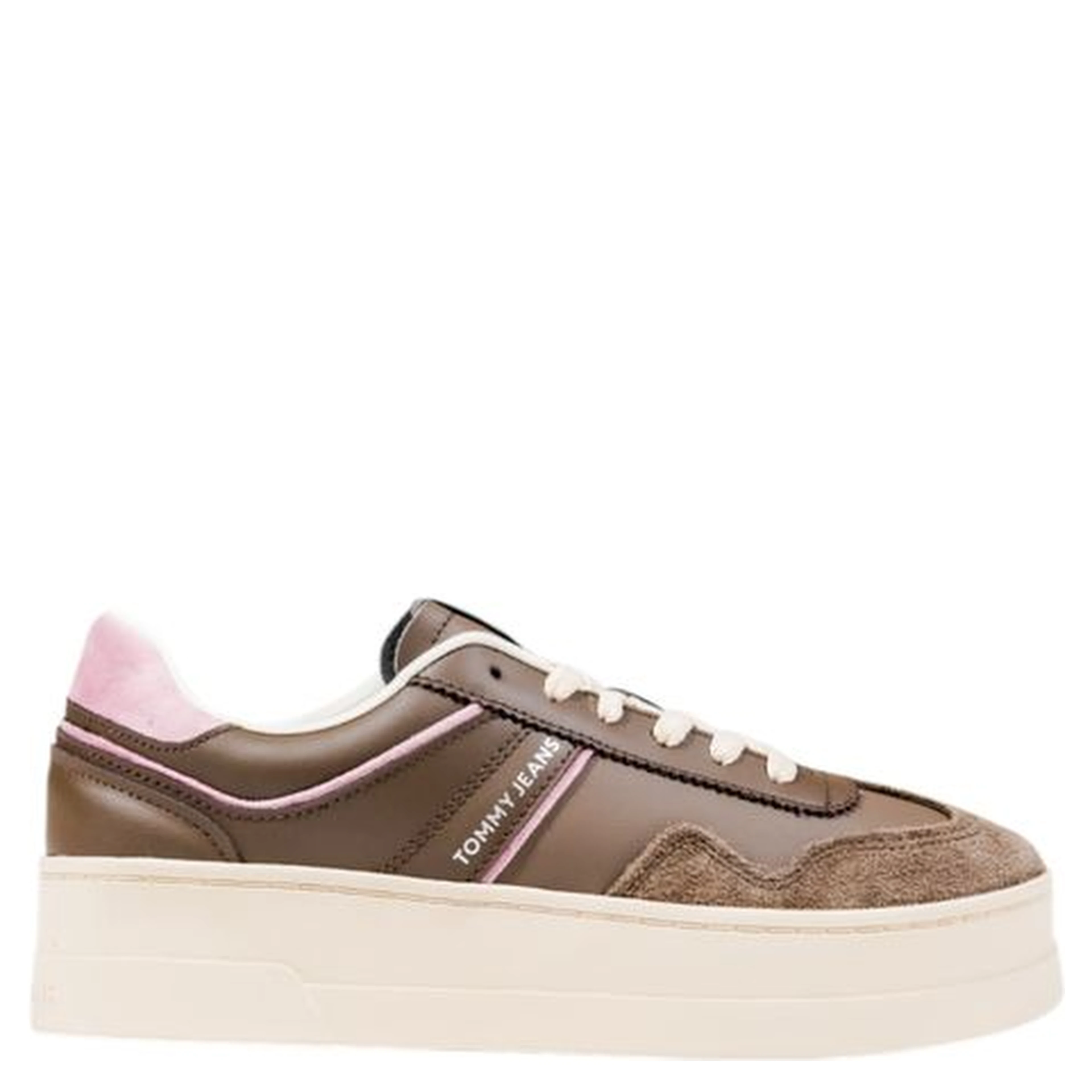 Brown Artificial Leather Sneakers