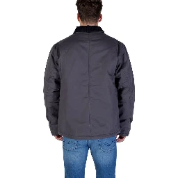 Gray Recycled Cotton Denim Jacket