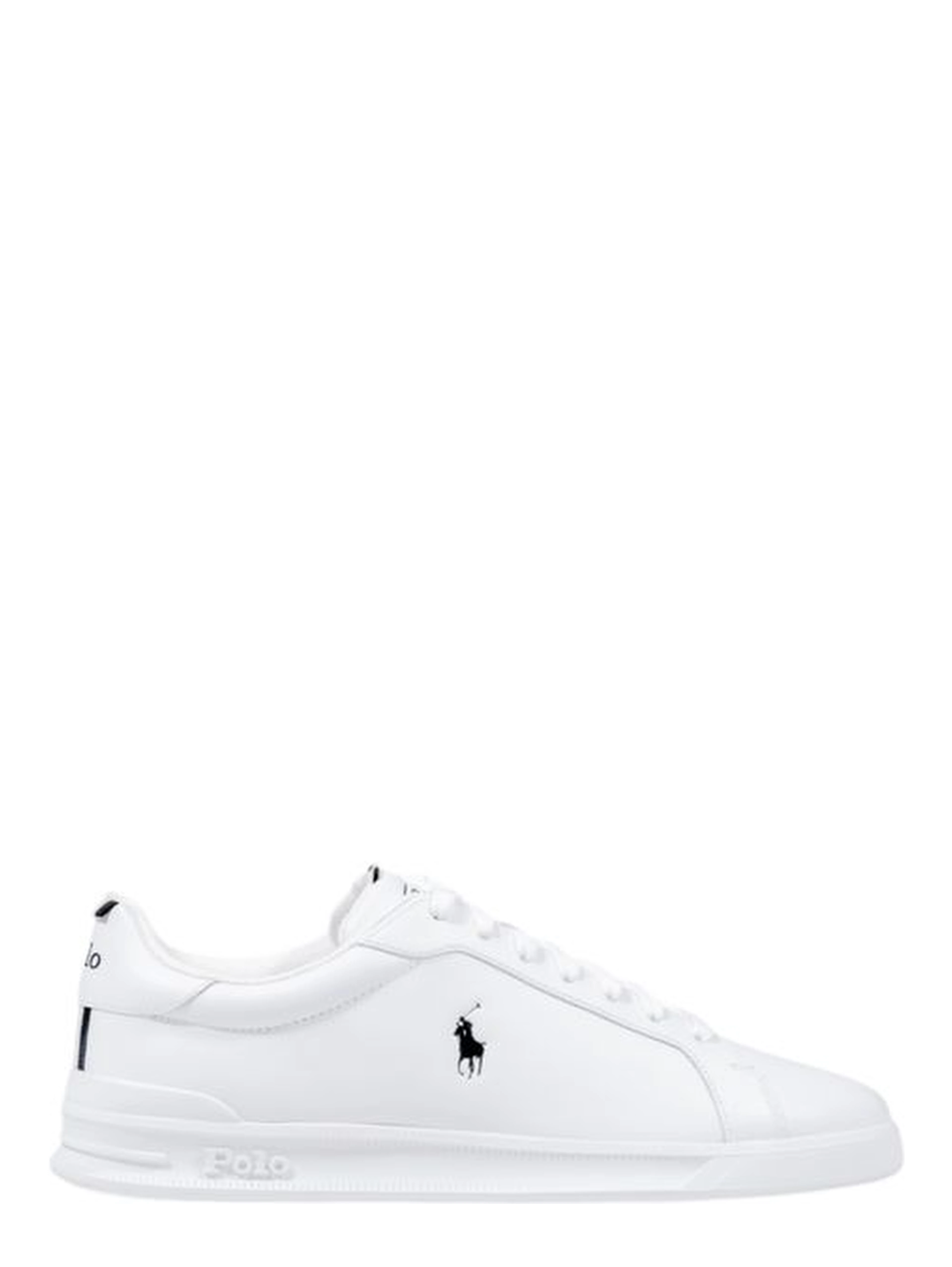 White Leather Low Top Sneakers