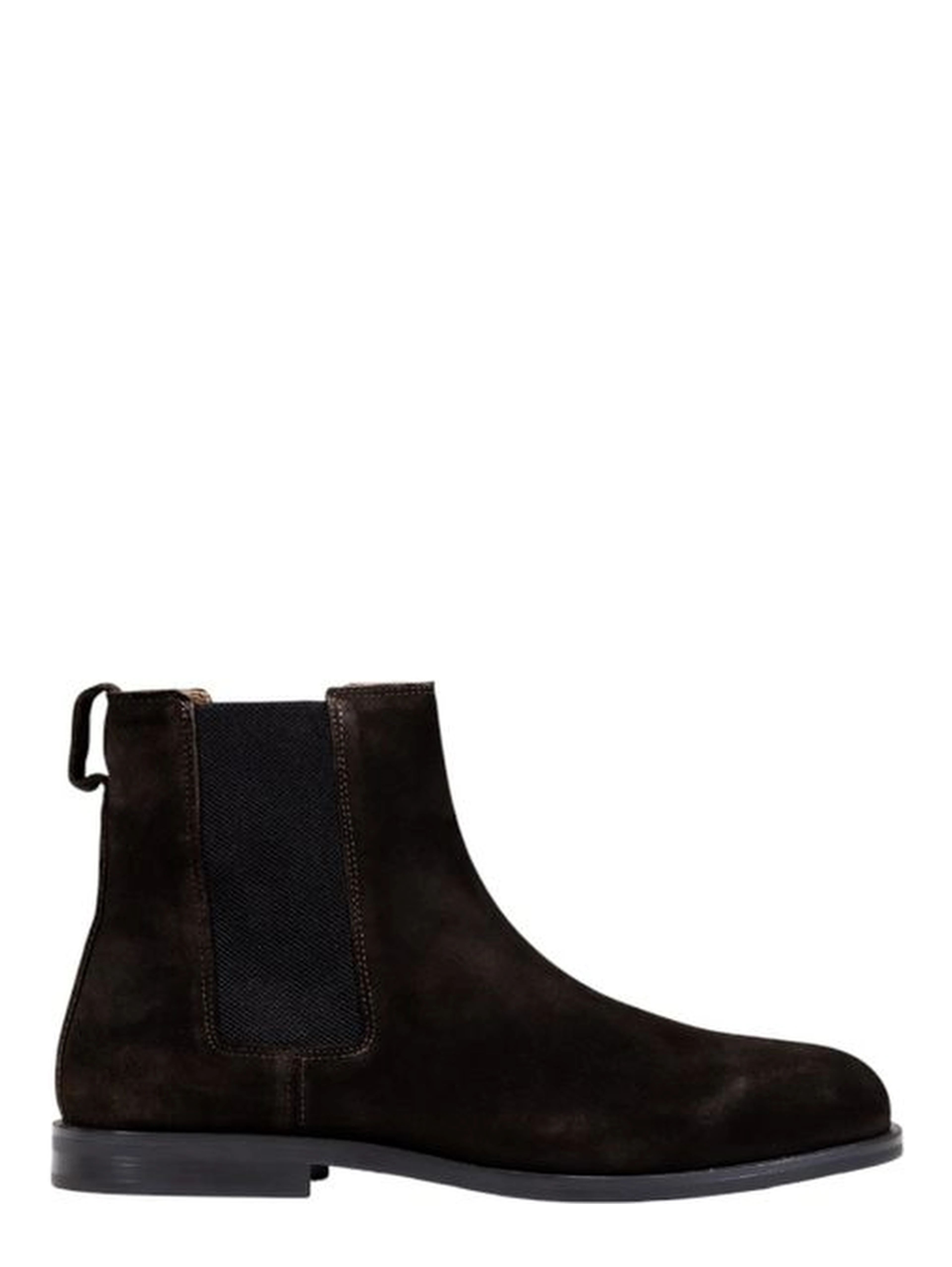 Brown Suede Leather Chelsea Boots
