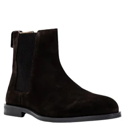 Brown Suede Leather Chelsea Boots