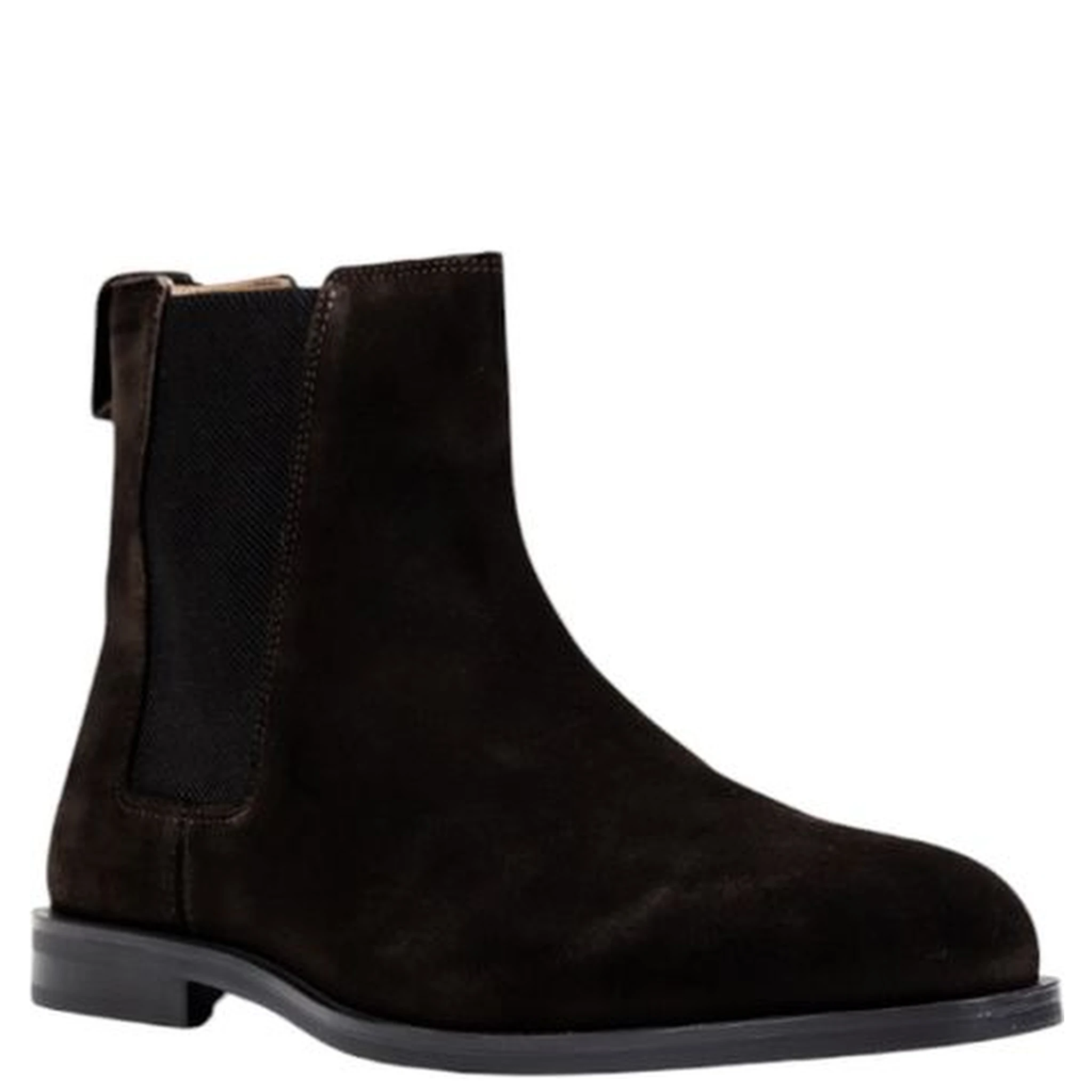 Brown Suede Leather Chelsea Boots