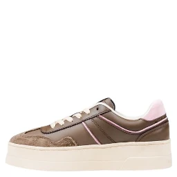 Brown Artificial Leather Sneakers