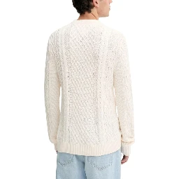 Cream Recycled Cotton Sweatshirt