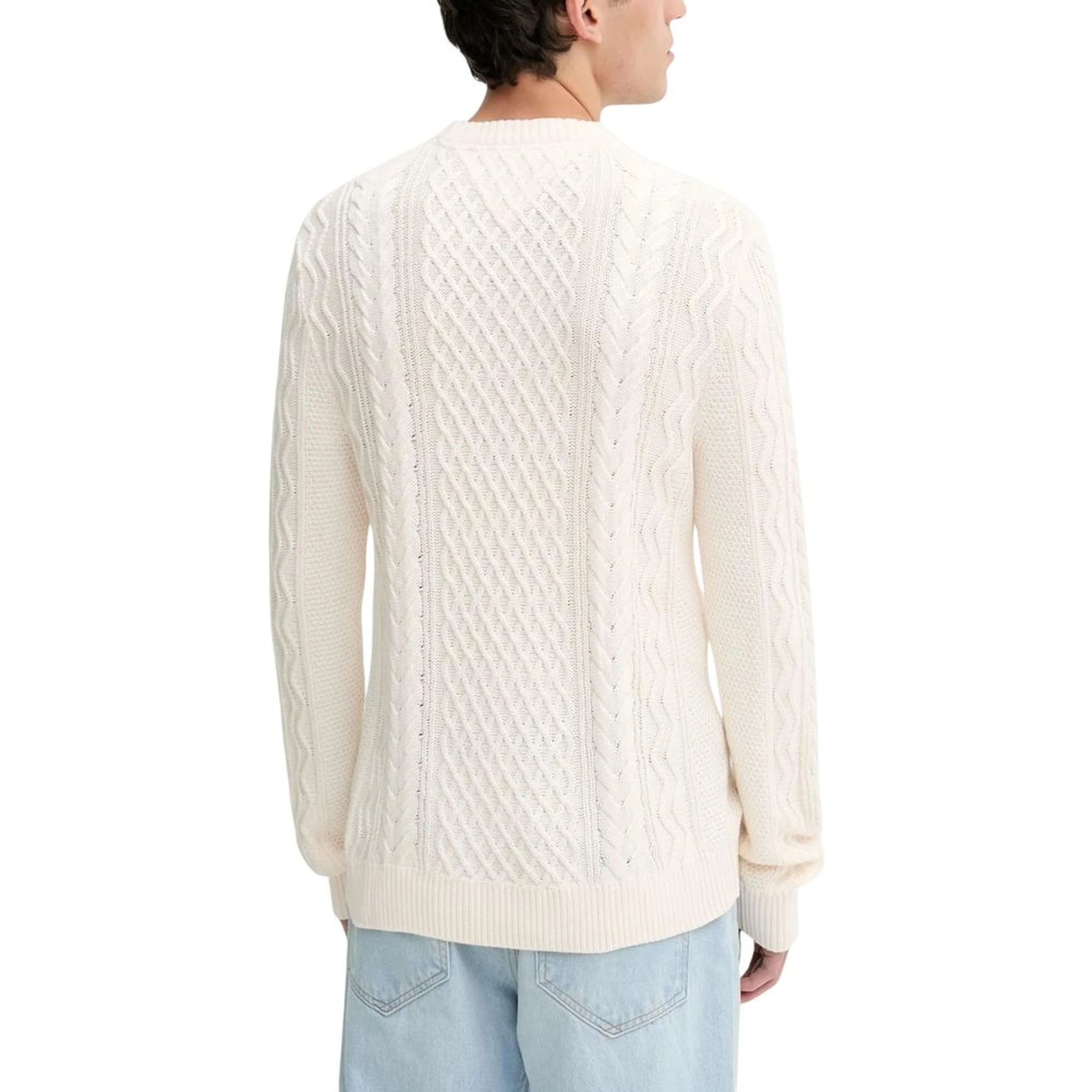 Cream Recycled Cotton Sweatshirt