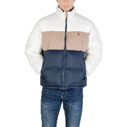 Cream Recycled Polyester Bomber