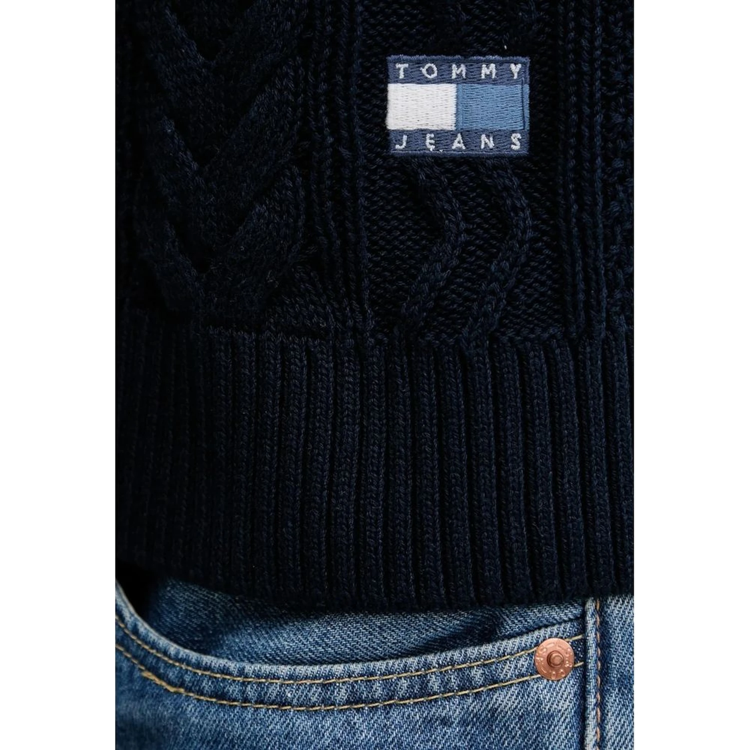 Blue Recycled Cotton Sweatshirt