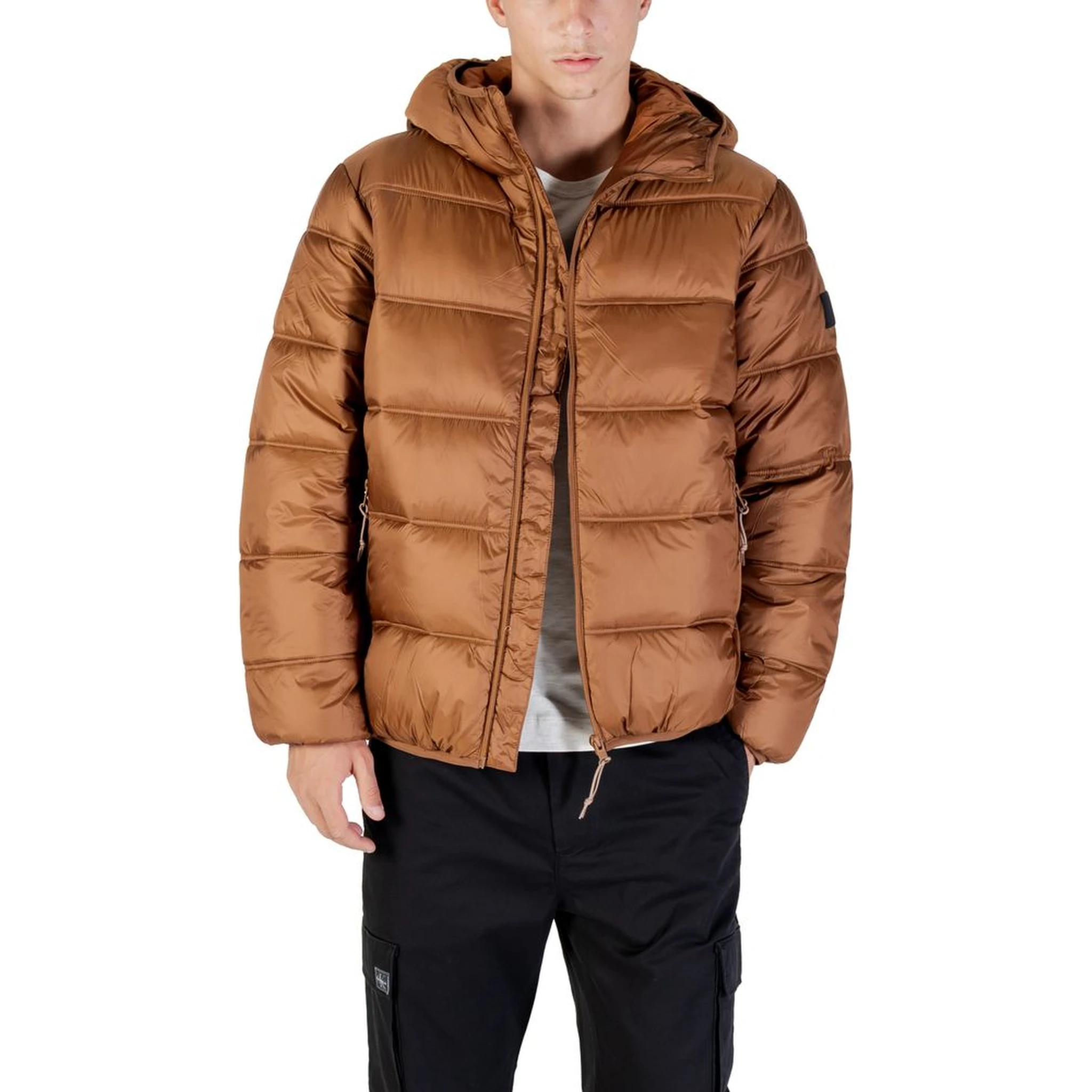 Brown Polyamide Coat