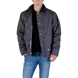 Gray Recycled Cotton Denim Jacket