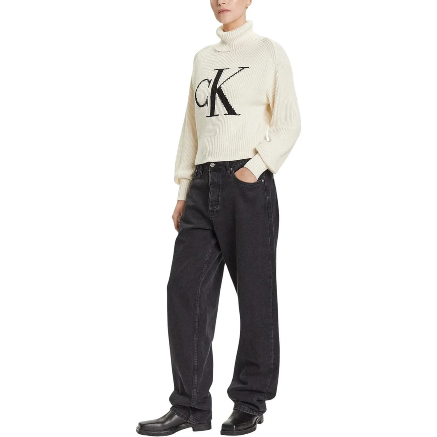 Beige Cotton Sweatshirt