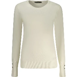 Bianco Viscosa Women Sweater