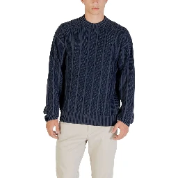 Blue Cotton Sweatshirt