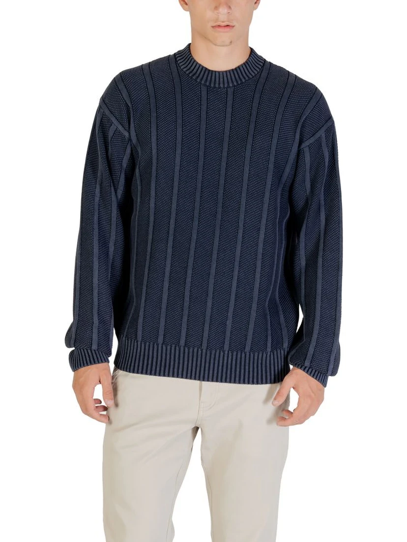 Blue Cotton Sweatshirt