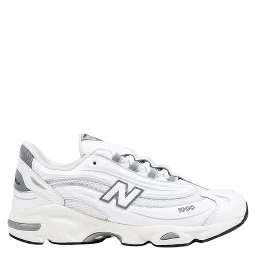 White Synthetic Athletic Sneakers