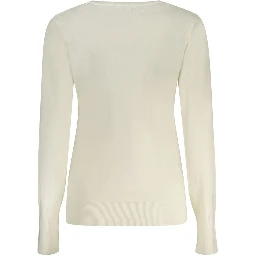 Bianco Viscosa Women Sweater