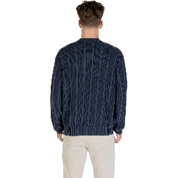 Blue Cotton Sweatshirt