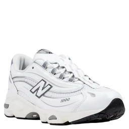 White Synthetic Athletic Sneakers