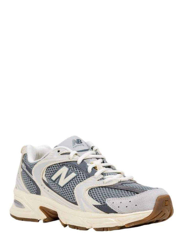 Gray Suede Leather Athletic Sneakers alternative