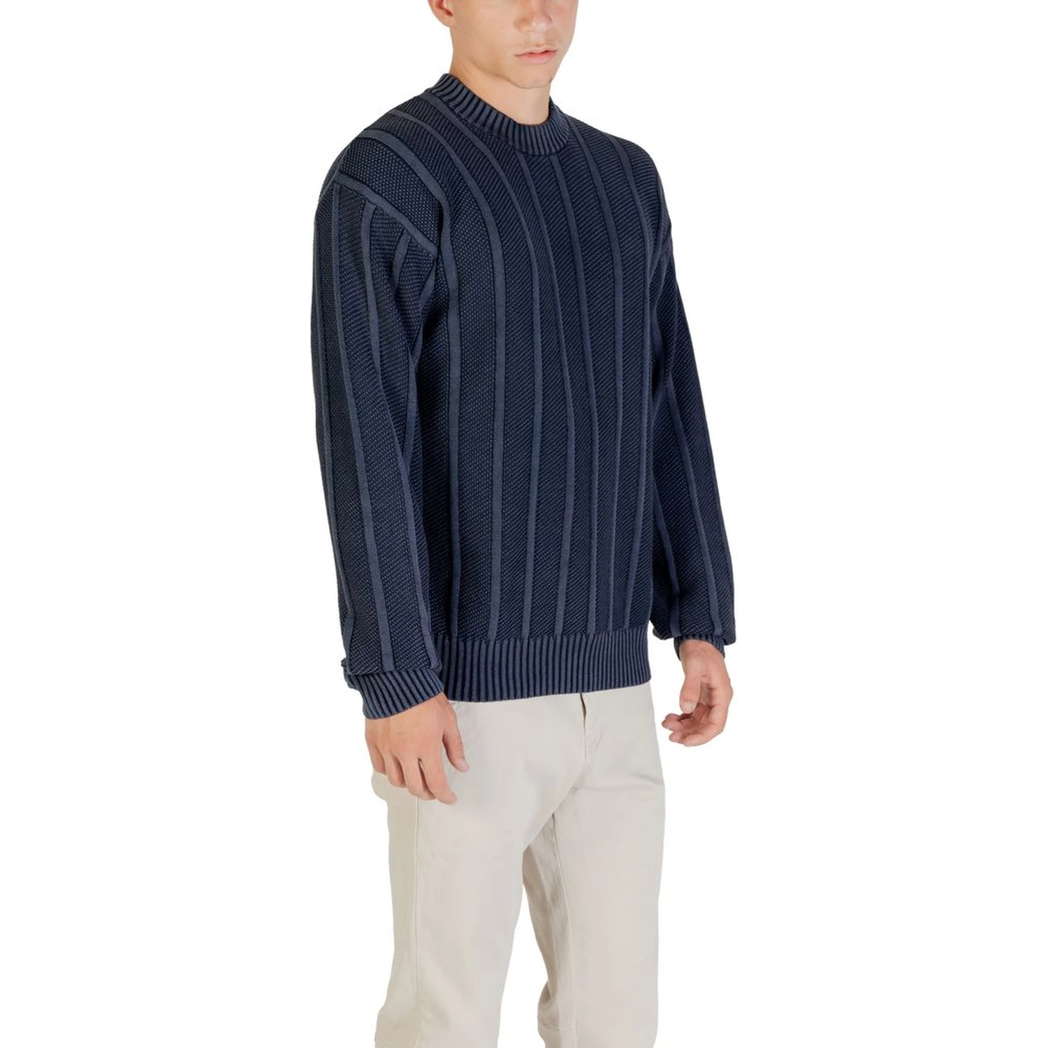 Blue Cotton Sweatshirt