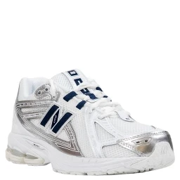 White Synthetic Athletic Sneakers