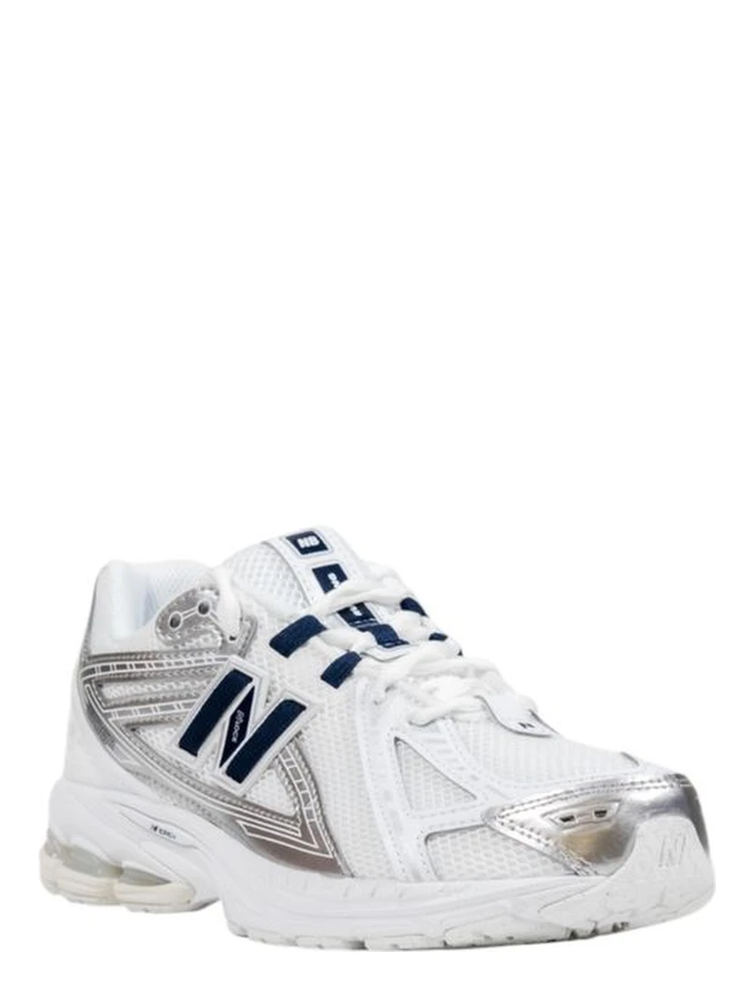 White Synthetic Athletic Sneakers