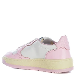 Multicolor Leather Low Top Sneakers